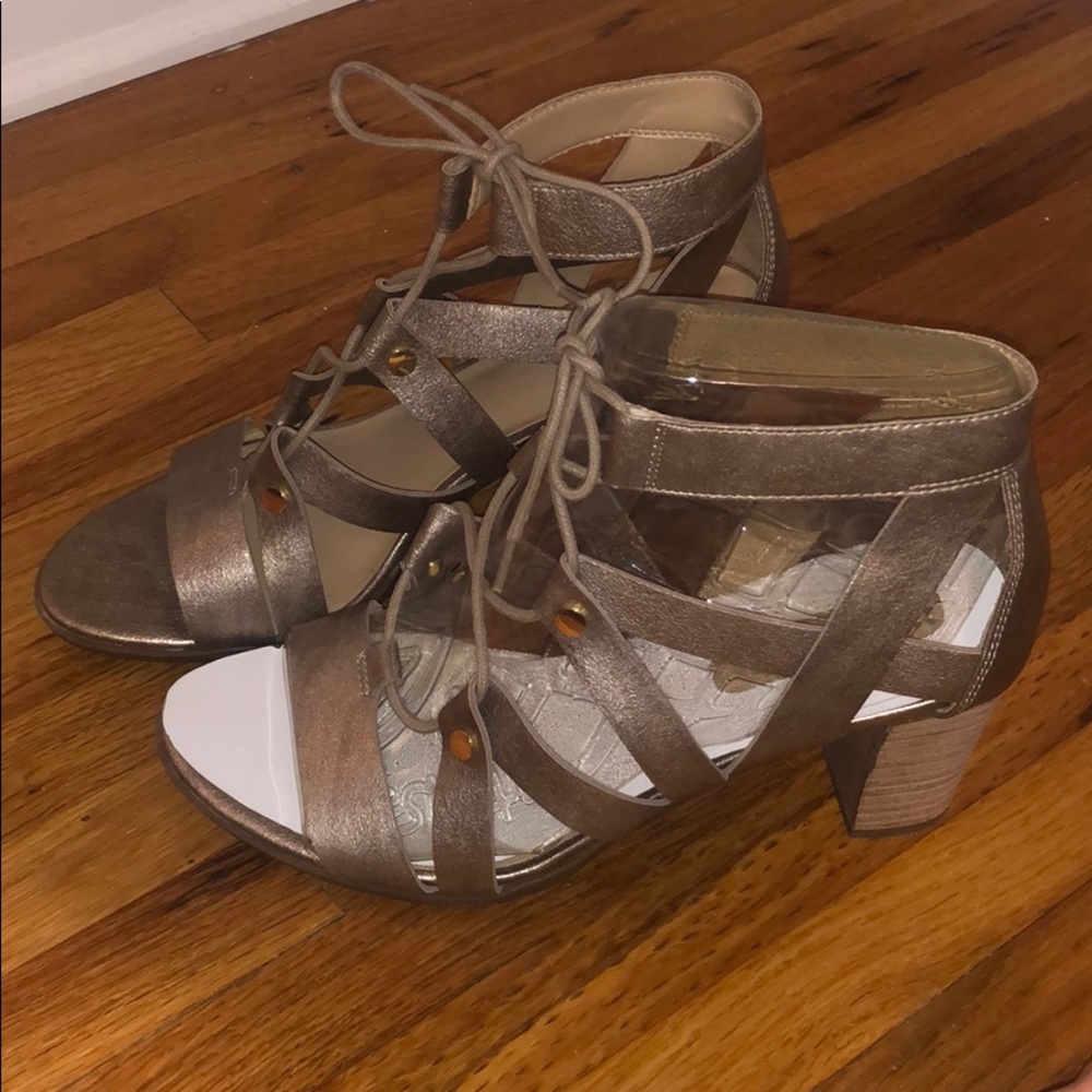 Gold Summer Heels